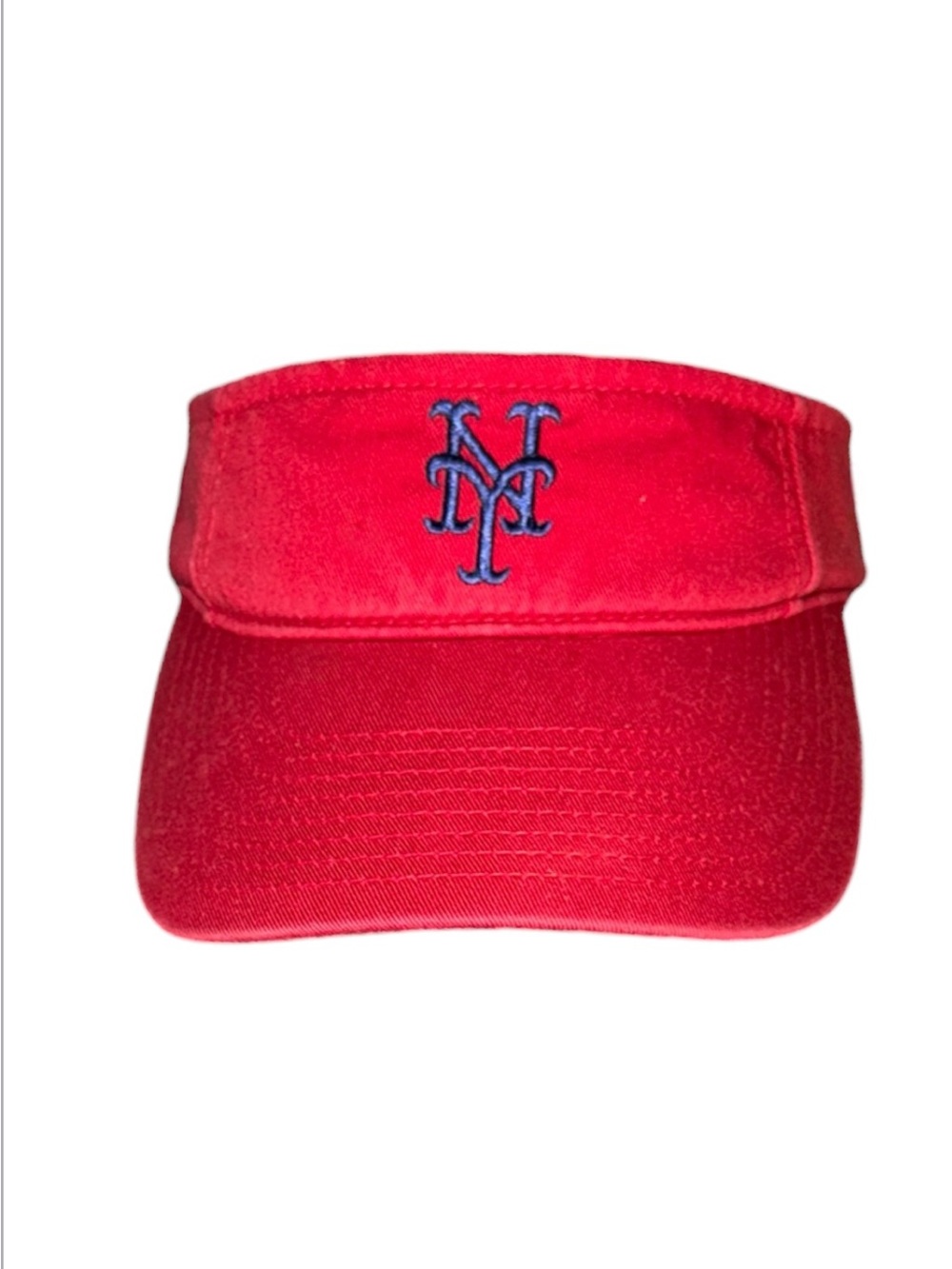 MLB New York Mets Red Visor Cap